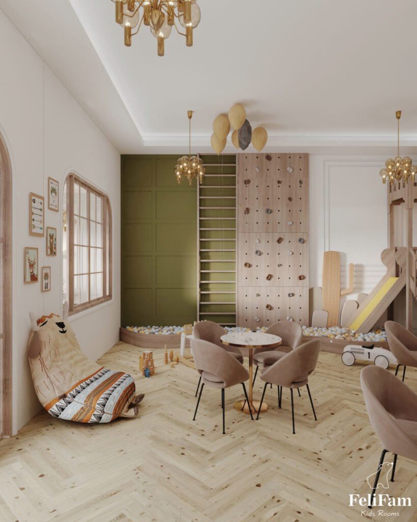 Area giochi per bambini in caffè