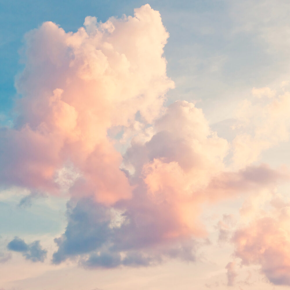 Carta da parati bambini Nuvole di marshmallow