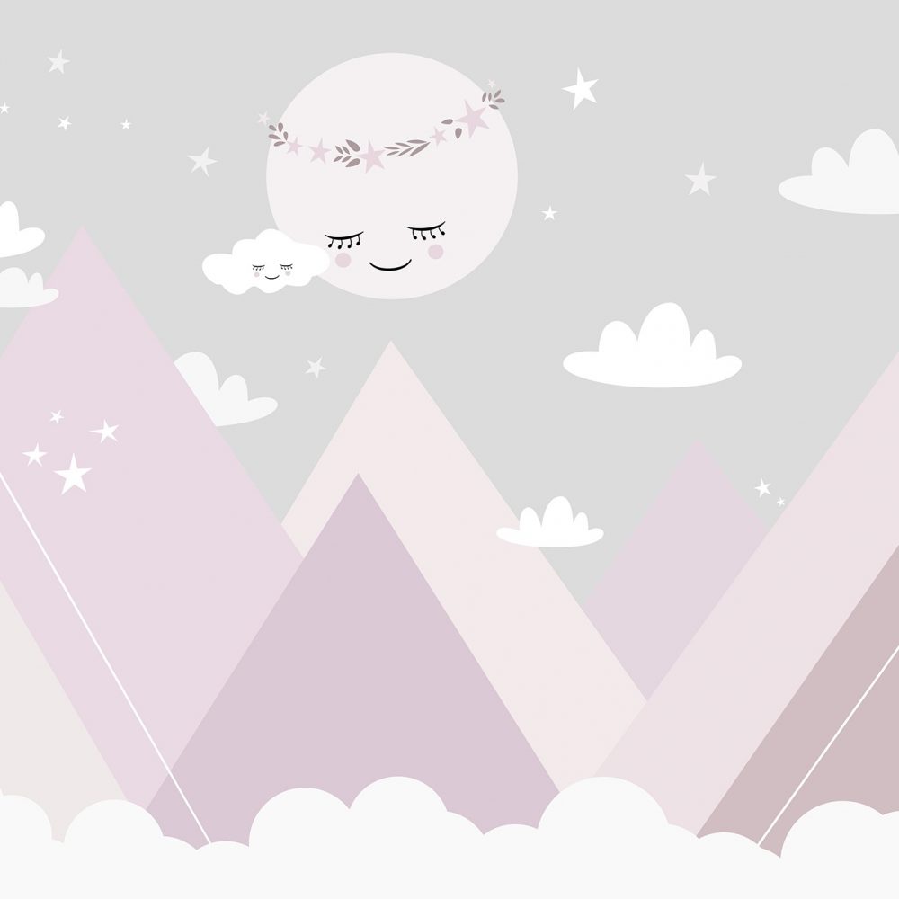 Carta da parati per bambini Montagne che donano pace