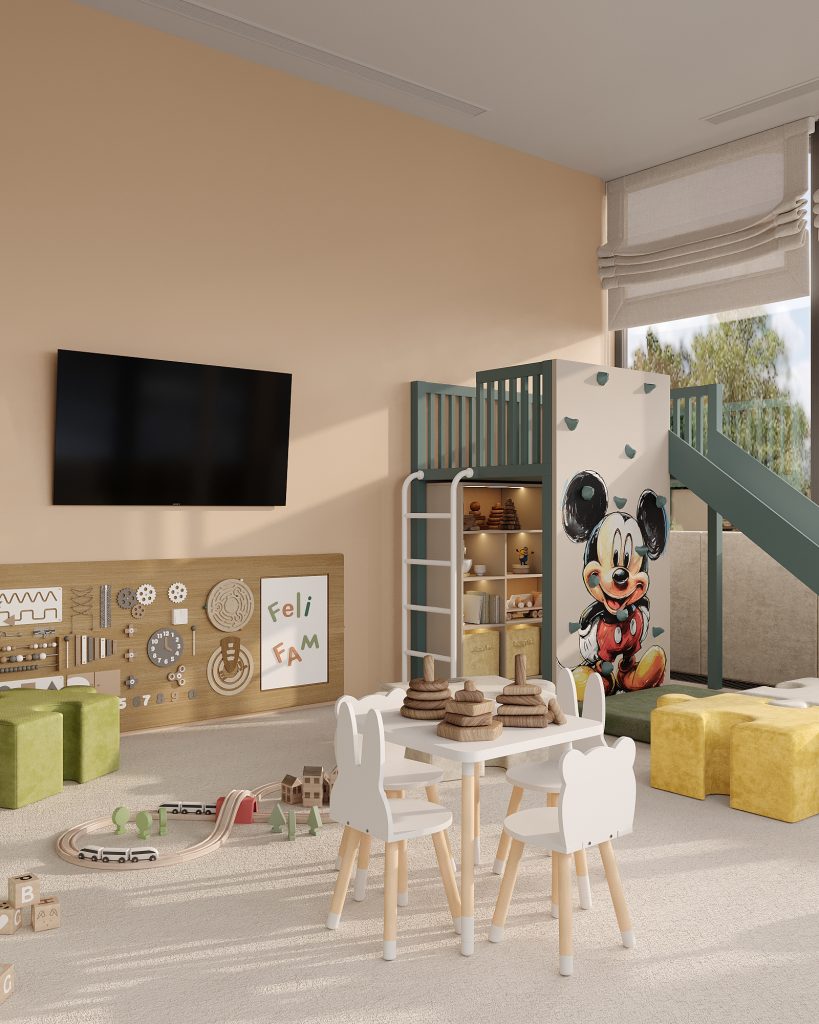 Camera per bambini per il ristorante Veranda