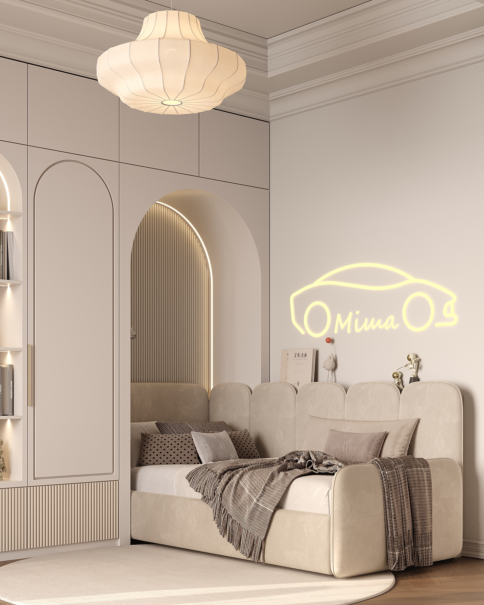 Progetto di design cameretta 1265