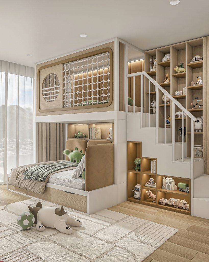 Progetto di design cameretta 1268